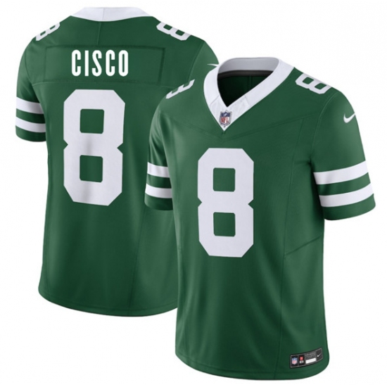 Men's New York Jets #8 Andre Cisco Green 2025 F.U.S.E. Vapor Untouchable Limited Football Stitched Jersey - Ujersey