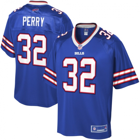 Youth Buffalo Bills #32 Senorise Perry Blue NFL Pro Line Royal Team Player Jersey - Ujersey