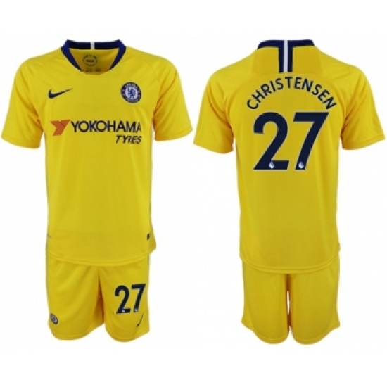 Chelsea #27 Christensen Away Soccer Club Jersey