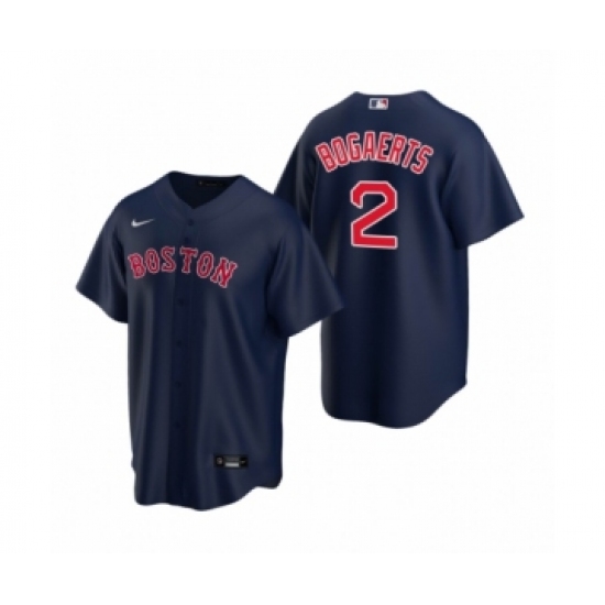 Youth Boston Red Sox #2 Xander Bogaerts Nike Navy Replica Alternate Jersey - Ujersey
