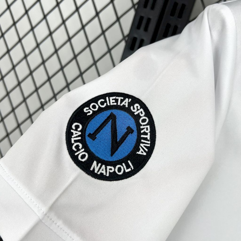 Napoli Retro Soccer Jersey Away Custom Maradona Shirt 1987-88 - Ujersey Shop