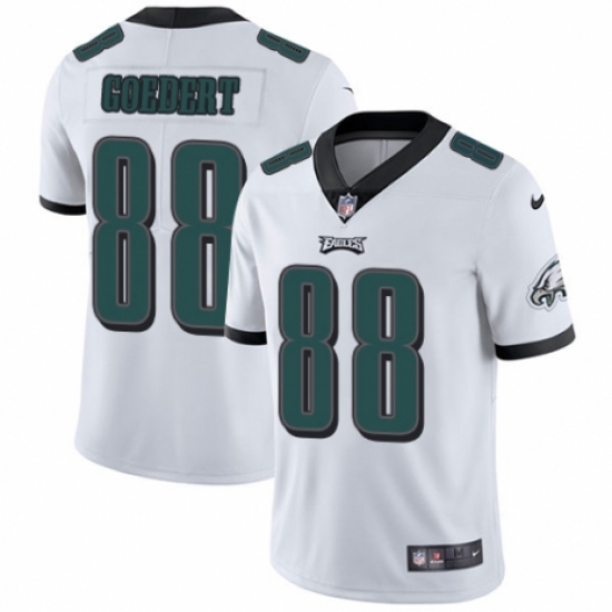 Youth Nike Philadelphia Eagles #88 Dallas Goedert White Vapor Untouchable Limited Player NFL Jersey - Ujersey
