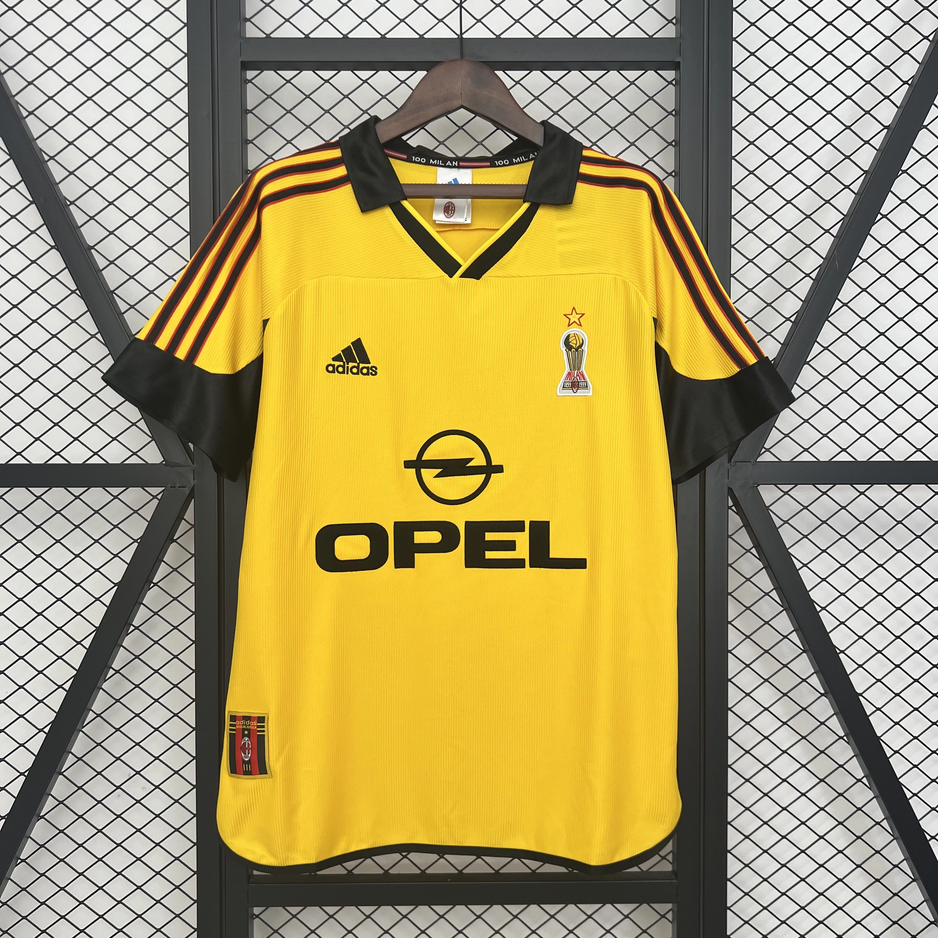 AC Milan Retro Soccer Jersey Away Custom Shirt 1999/00 - ujerseystore