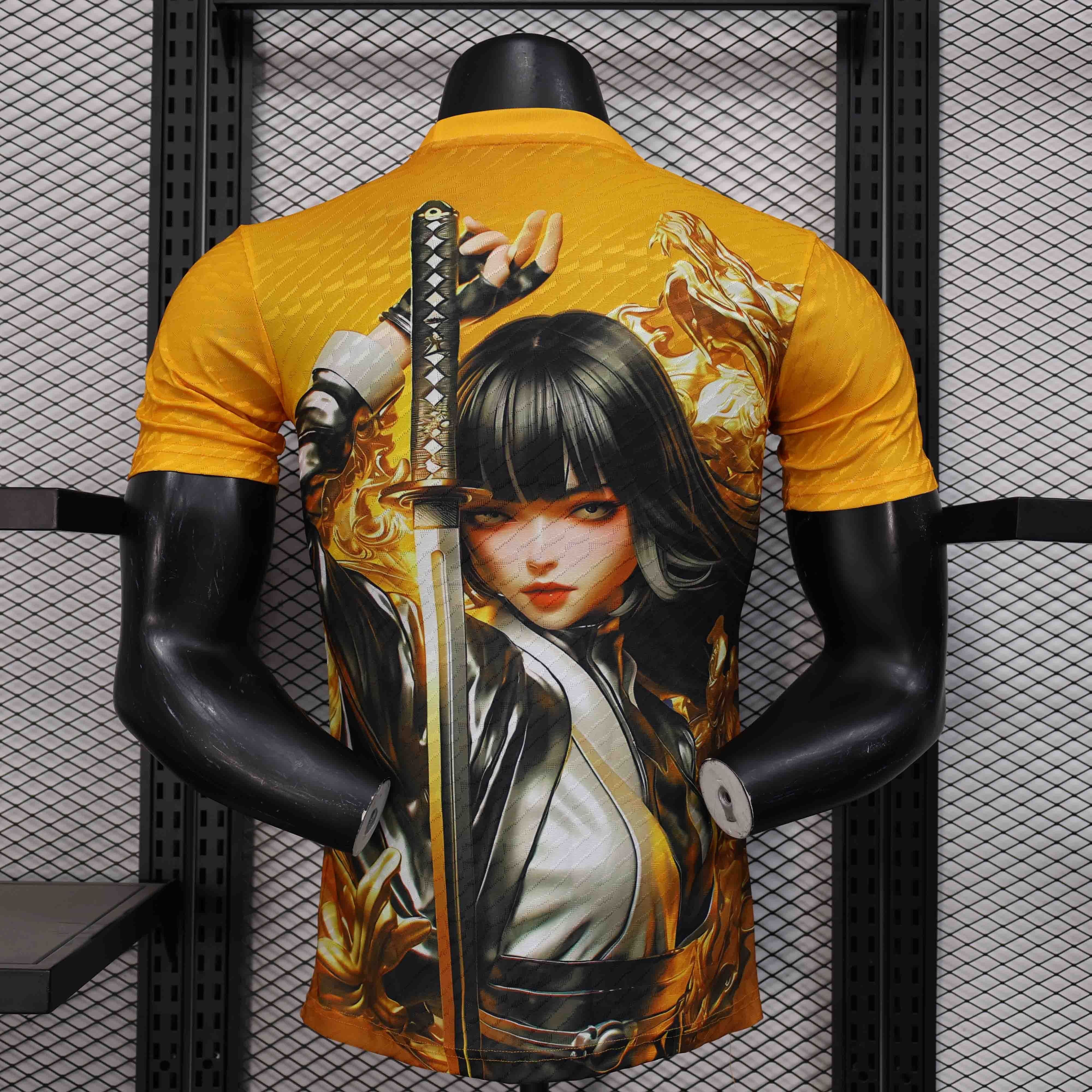 Japan Soccer Jersey Sasuke Naruto Special Edition Shirt 2025 - Ujersey NHL