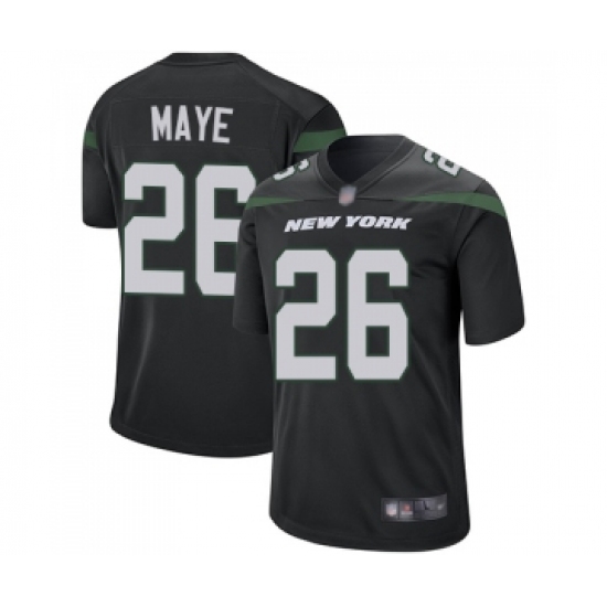 Men's New York Jets #26 Marcus Maye Game Black Alternate Football Jersey - Ujersey
