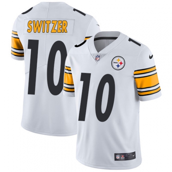 Men's Nike Pittsburgh Steelers #10 Ryan Switzer White Vapor Untouchable Limited Player NFL Jersey - Ujersey