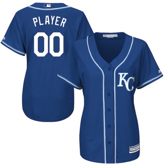 Women's Kansas City Royals Majestic Royal Cool Base Alternate Jersey - Ujersey