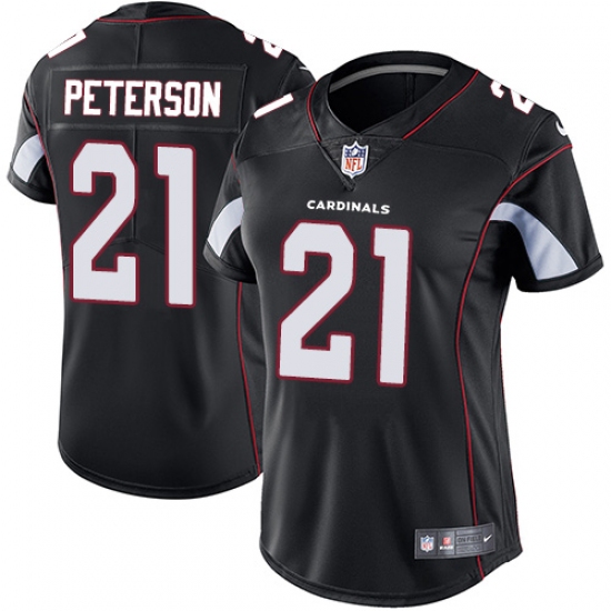 Women's Nike Arizona Cardinals #21 Patrick Peterson Black Alternate Vapor Untouchable Limited Player NFL Jersey - Ujersey