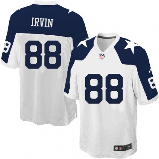 Youth Nike Dallas Cowboys #88 Michael Irvin Limited White Throwback Alternate NFL Jersey - Ujersey