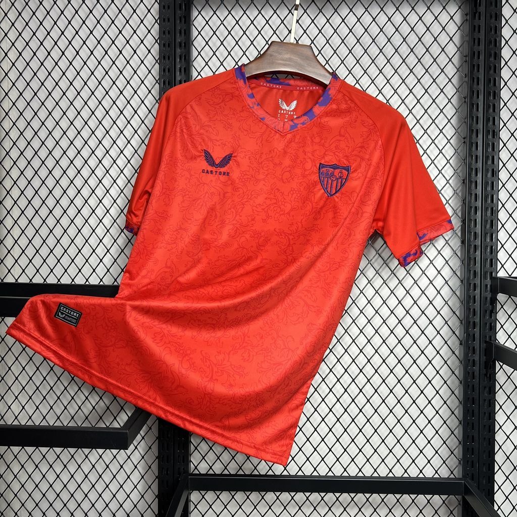 Sevilla FC Soccer Jersey Away Custom Shirt 2024/25 - ujerseystore