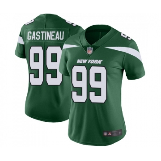Women's New York Jets #99 Mark Gastineau Green Team Color Vapor Untouchable Limited Player Football Jersey - Ujersey