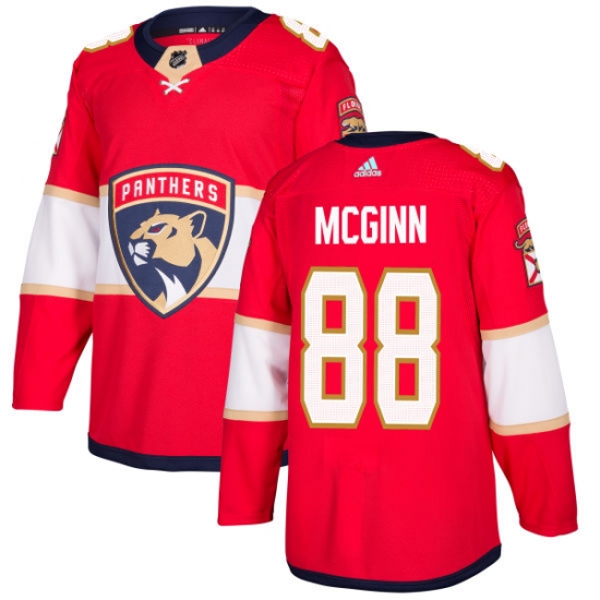 Men's Adidas Florida Panthers #88 Jamie McGinn Premier Red Home NHL Jersey - Ujersey