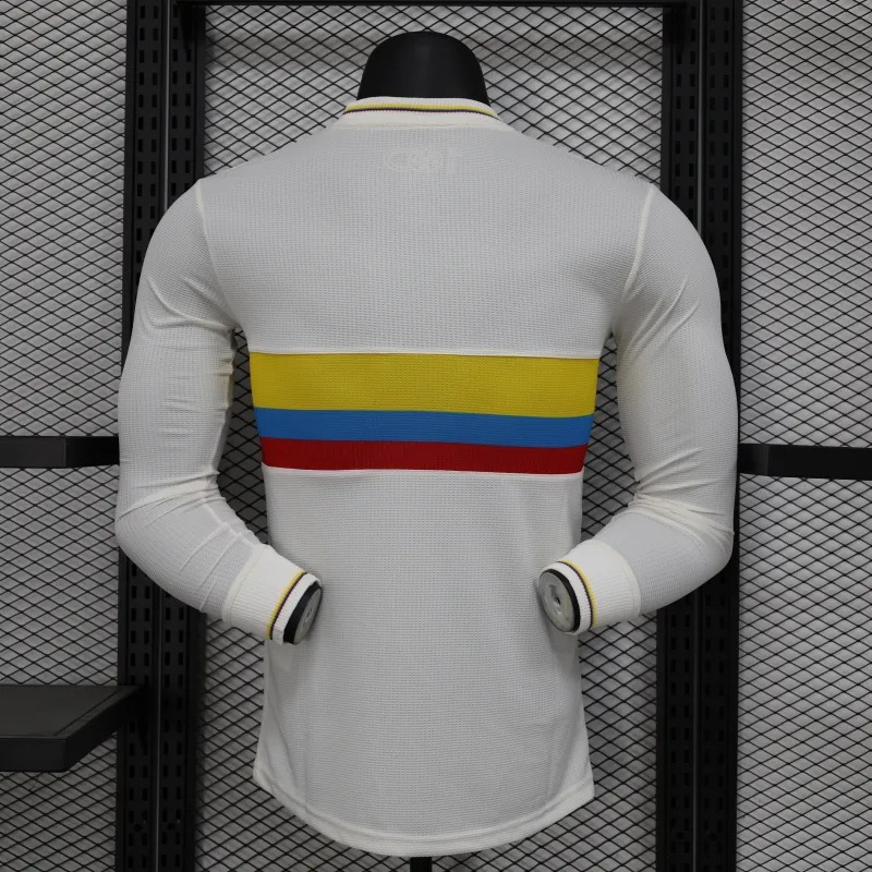 Colombia Soccer Jersey Shirt Long Sleeve 2024 - 100th Anniversary - U-jersey
