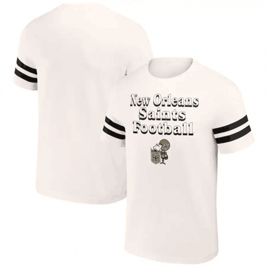 Men's New Orleans Saints Cream X Darius Rucker Collection Vintage T Shirt - Ujersey