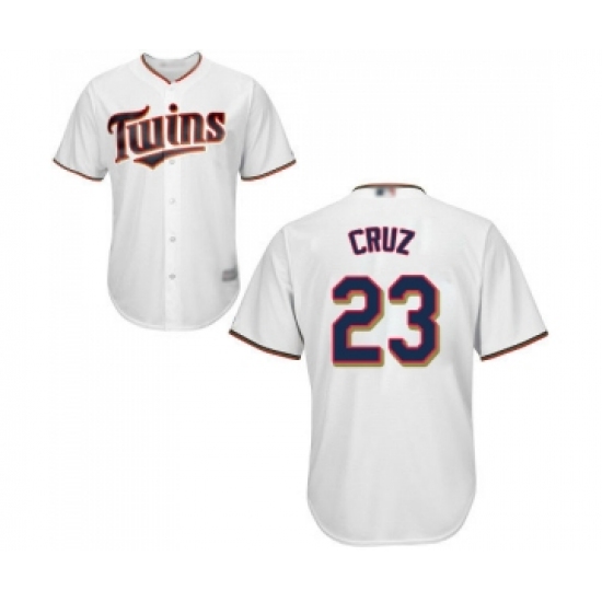 Youth Minnesota Twins #23 Nelson Cruz Replica White Home Cool Base Baseball Jersey - Ujersey