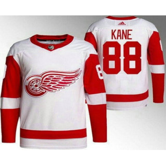 Men's Detroit Red Wings #88 Patrick Kane White Authentic Jersey - Ujersey