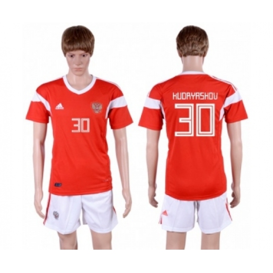 Russia #30 Kudryashov Home Soccer Country Jersey