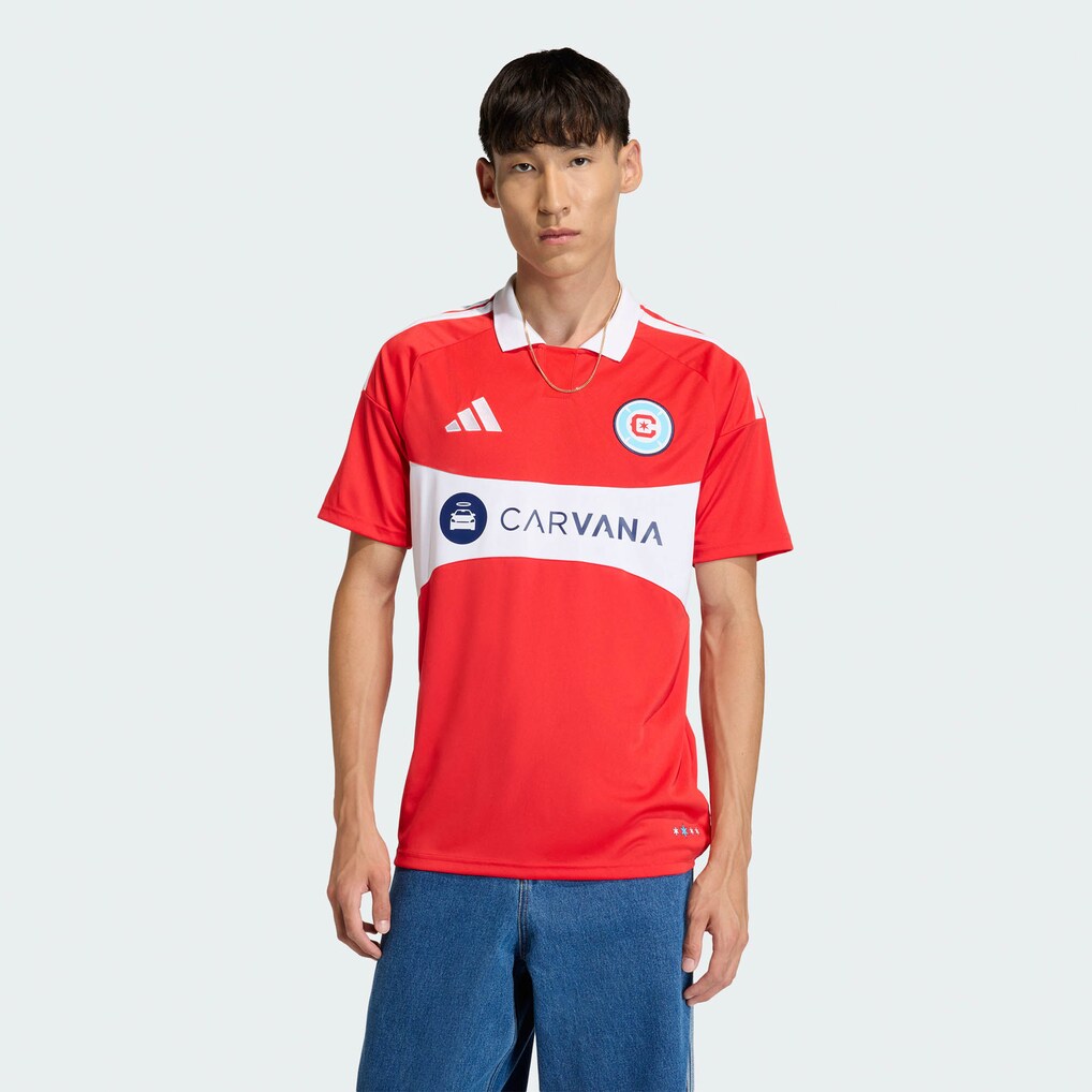 Men's Chicago Fire adidas Red 2026 Forever Red Replica Jersey - Ujersey
