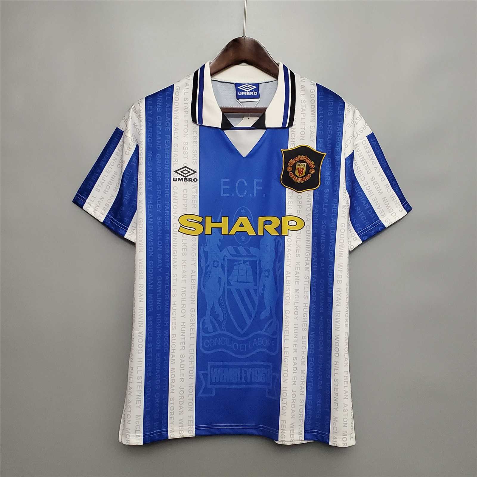 Manchester United Retro Third Away Football Jersey Shirt 1994/96 - Ujersey NHL