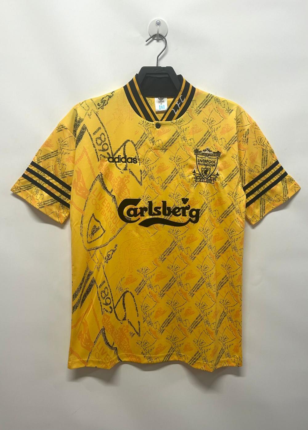 Liverpool Retro Football Jersey Third Away Custom Shirt 1994/96 - ujerseystore