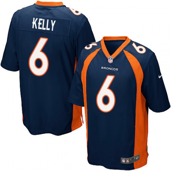 Men's Nike Denver Broncos #6 Chad Kelly Game Navy Blue Alternate NFL Jersey - Ujersey