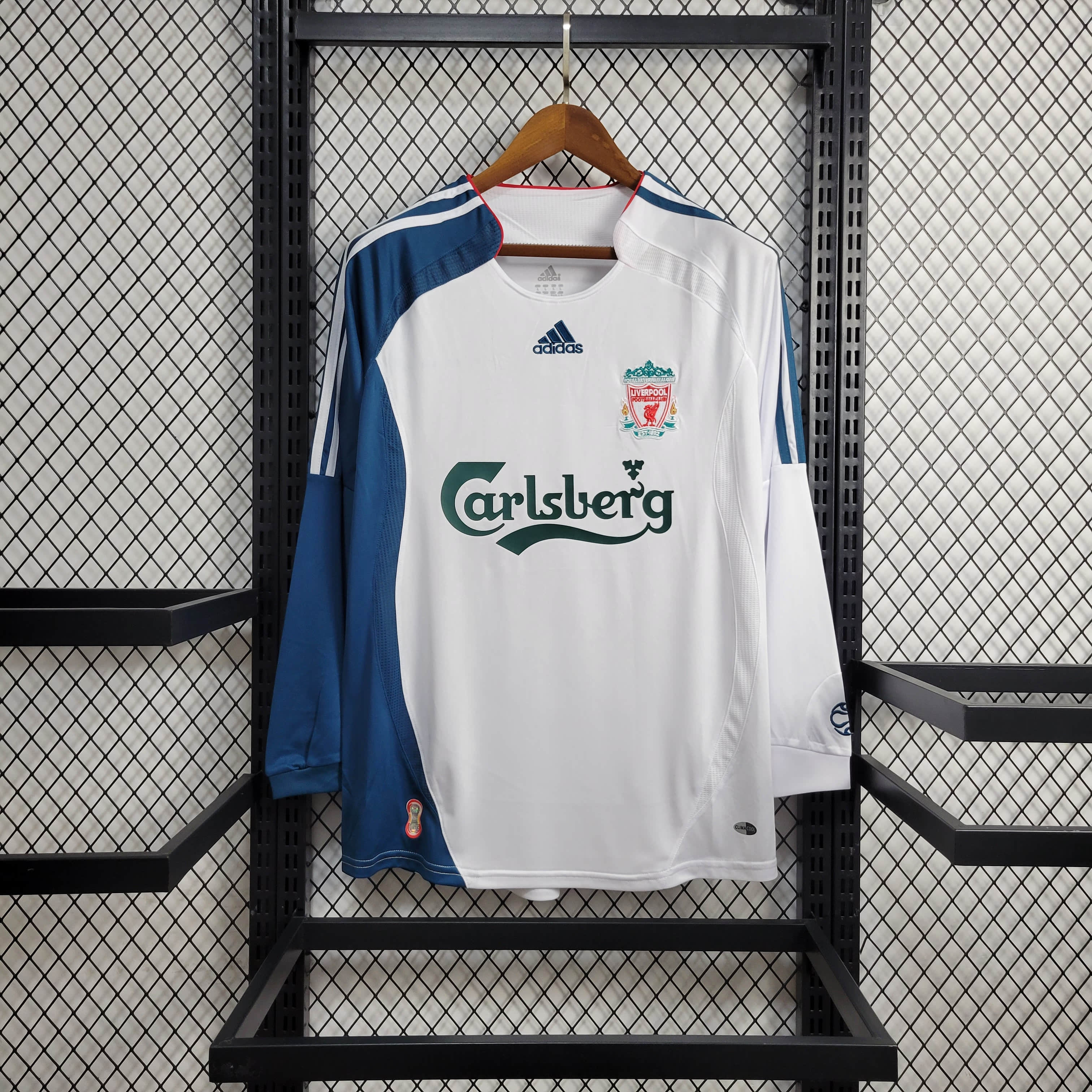 Liverpool Retro Football Jersey Third Away Long Sleeve Custom Shirt 2006/07 - ujerseystore