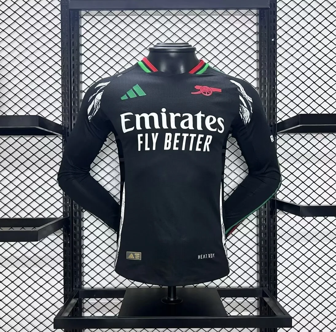 Arsenal Soccer Jersey Away Long Sleeve Shirt 2024/25
