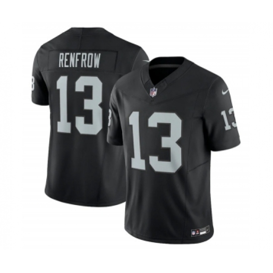 Men's Las Vegas Raiders #13 Hunter Renfrow Black 2023 F.U.S.E Vapor Untouchable Stitched Football Jersey - Ujersey