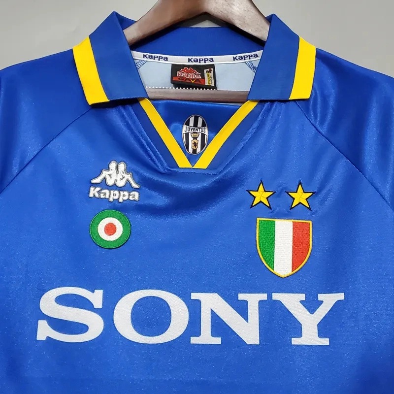 Juventus Retro Soccer Jersey Third Away Custom Shirt 1995-96 - ujerseystore