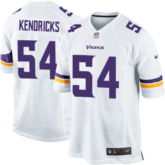 Men's Nike Minnesota Vikings #54 Eric Kendricks Game White NFL Jersey - Ujersey