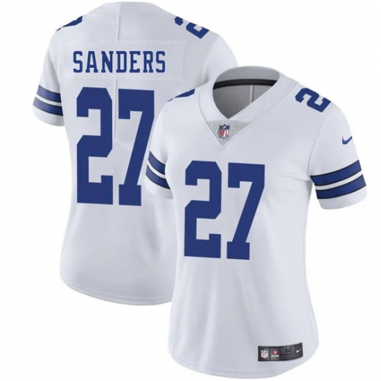 Women's Dallas Cowboys #27 Miles Sanders White 2025 Vapor Untouchable Limited Football Stitched Jersey(Run Small) - Ujersey