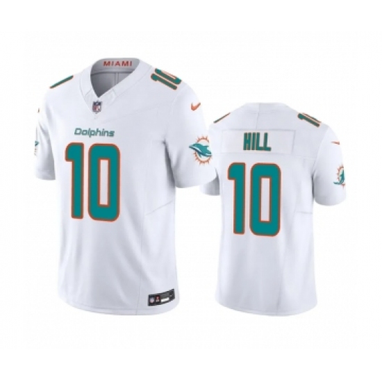 Men's Miami Dolphins #10 Tyreek Hill White 2023 F.U.S.E Vapor Limited Stitched Football Jersey - Ujersey