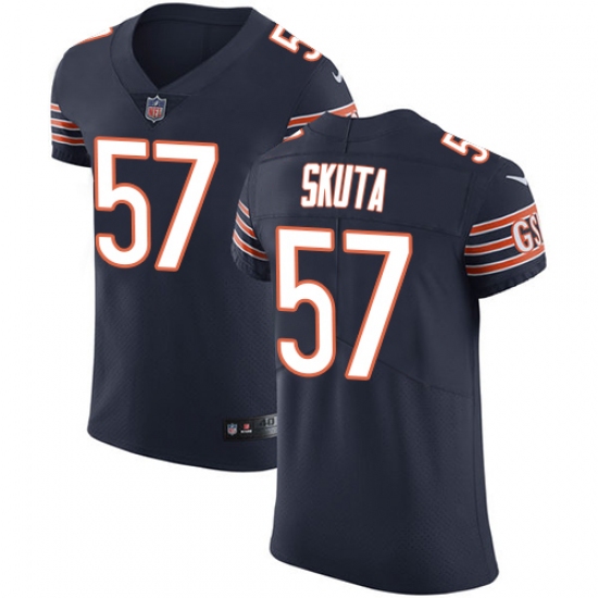 Men's Nike Chicago Bears #57 Dan Skuta Navy Blue Team Color Vapor Untouchable Elite Player NFL Jersey - Ujersey