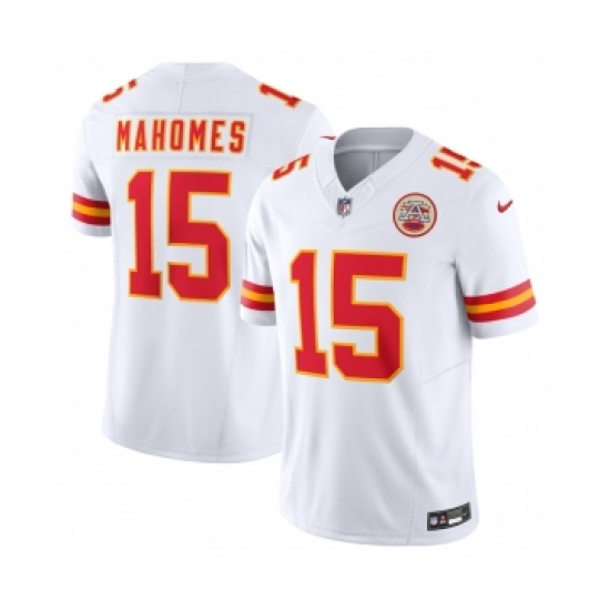 Men's Kansas City Chiefs #15 Patrick Mahomes White 2023 F.U.S.E. Vapor Untouchable Limited Stitched Jersey - Ujersey