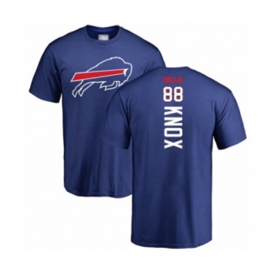 Football Buffalo Bills #88 Dawson Knox Royal Blue Backer T-Shirt - Ujersey