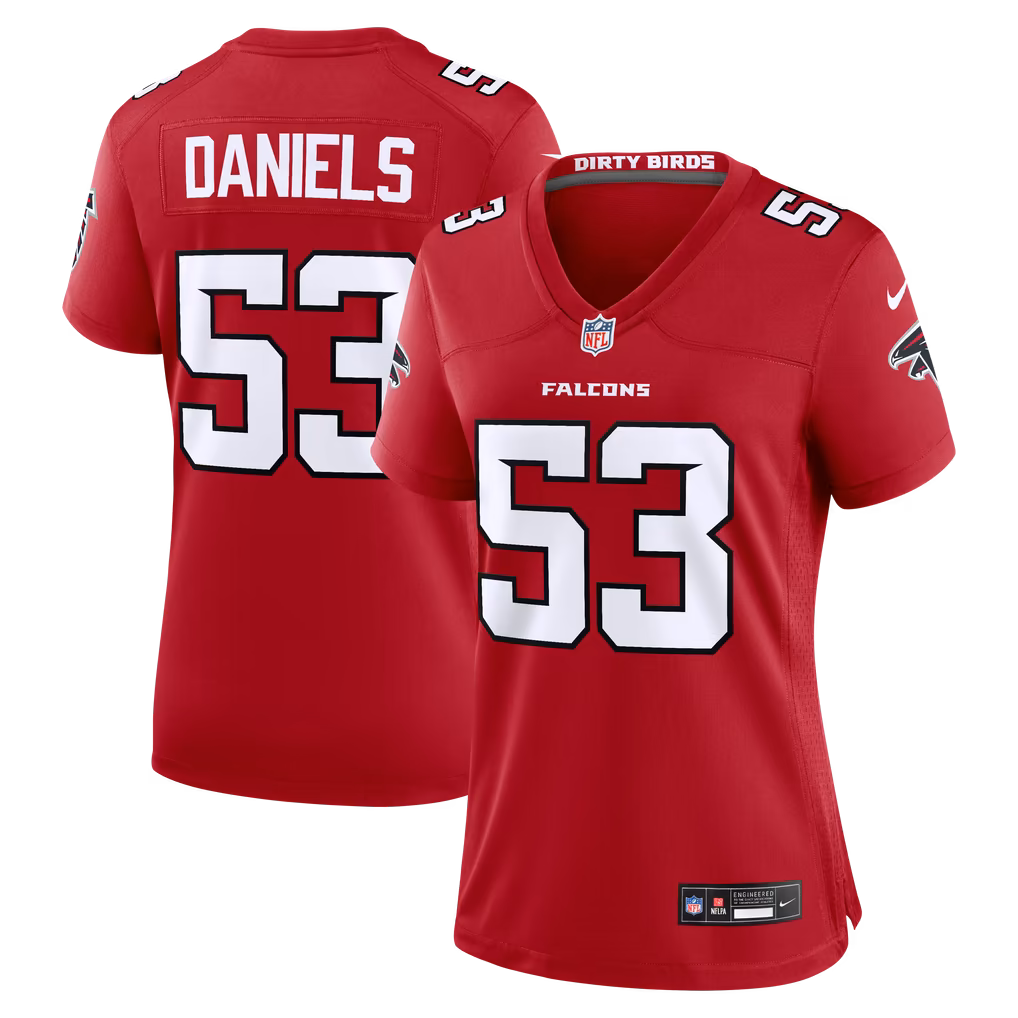 Women's Atlanta Falcons Kendal Daniels Nike Red Team Game Jersey