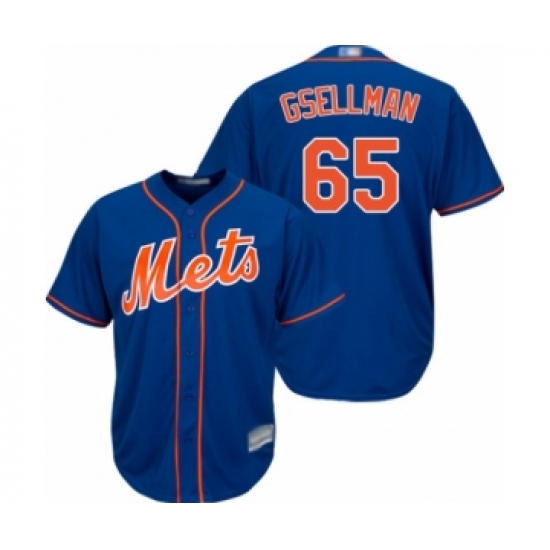 Youth New York Mets #65 Robert Gsellman Authentic Royal Blue Alternate Home Cool Base Baseball Player Jersey - Ujersey