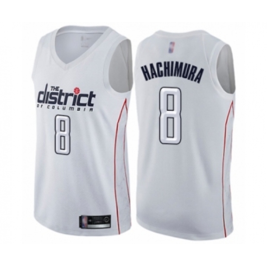 Women's Washington Wizards #8 Rui Hachimura Swingman White Basketball Jersey - City Edition - Ujersey