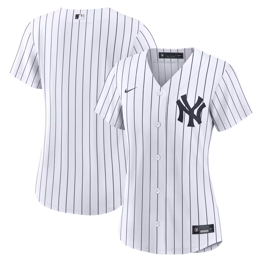 Women's New York Yankees Nike White Home Replica Jersey - U-jersey