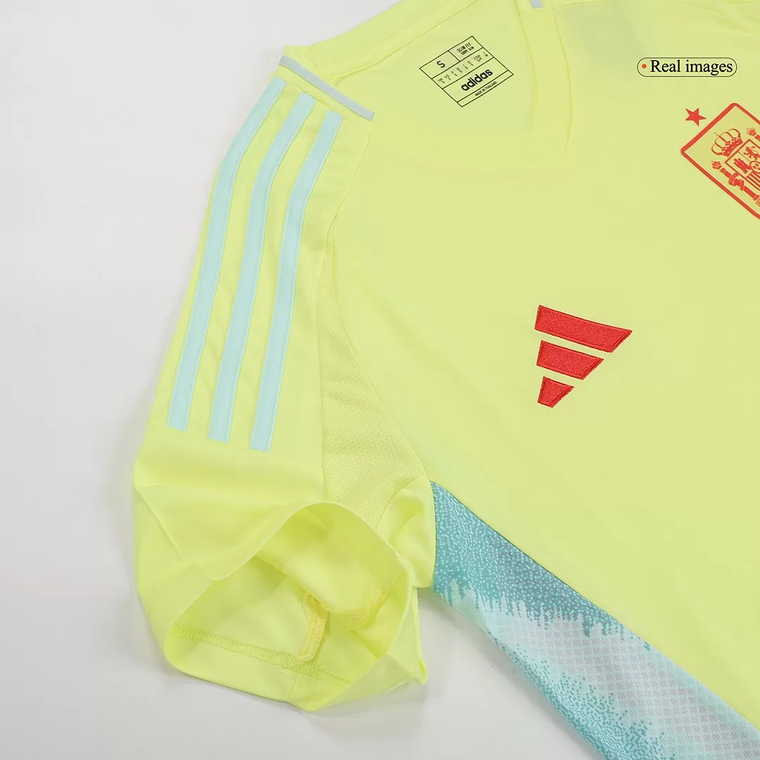 Spain Soccer Jersey Away Custom Shirt EURO 2024 - ujerseystore