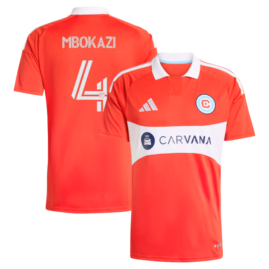 Men's Chicago Fire Mbekezeli Mbokazi adidas Red 2026 Forever Red Replica Jersey - Ujersey NHL