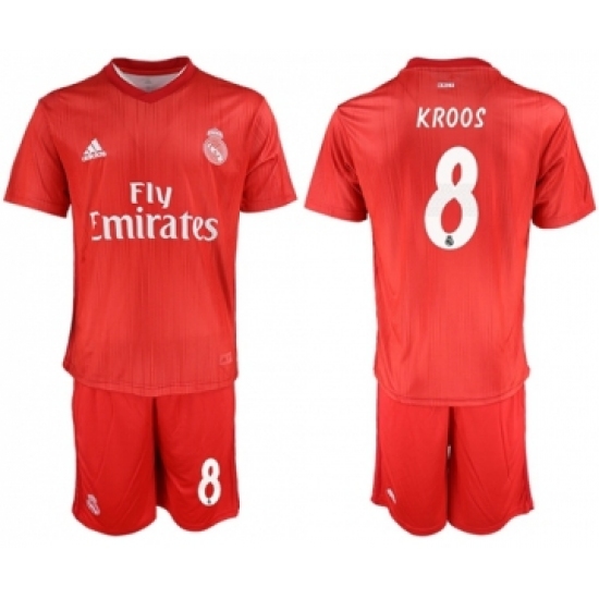 Real Madrid #8 Kroos Third Soccer Club Jersey