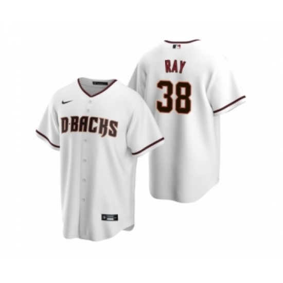 Men's Arizona Diamondbacks #38 Robbie Ray Nike White Replica Home Jersey - Ujersey