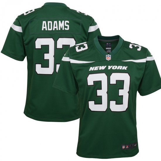 Youth New York Jets #33 Jamal Adams  Nike Player Game Jersey - Green - Ujersey