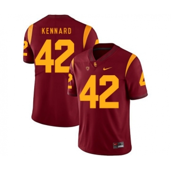 USC Trojans 42 Devon Kennard Red College Football Jersey - Ujersey