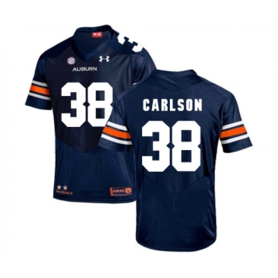 Auburn Tigers 38 Daniel Carlson Navy College Football Jersey - Ujersey