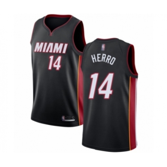 Youth Miami Heat #14 Tyler Herro Swingman Black Basketball Jersey - Icon Edition - Ujersey