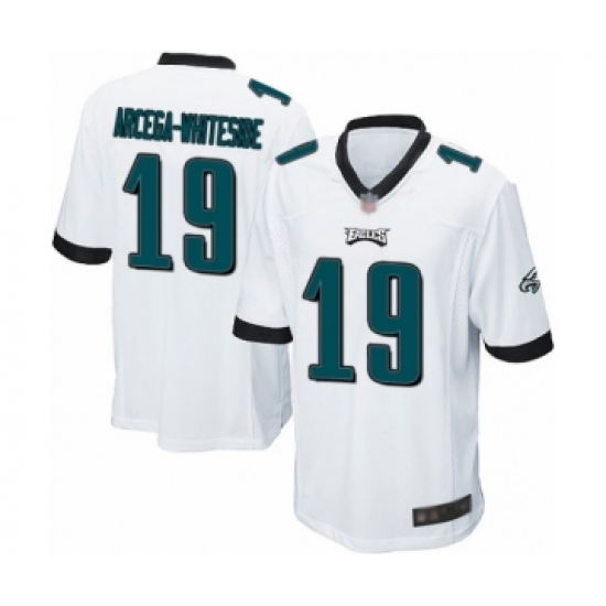 Men's Philadelphia Eagles #19 JJ Arcega-Whiteside Game White Football Jersey - Ujersey