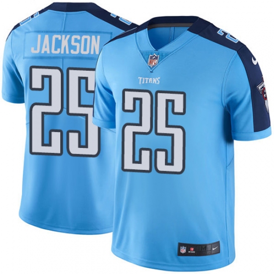 Youth Nike Tennessee Titans #25 Adoree' Jackson Elite Light Blue Team Color NFL Jersey - Ujersey