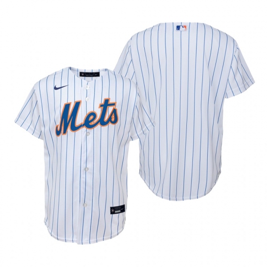 Men's Nike New York Mets Blank White Home Stitched Baseball Jersey - Ujersey